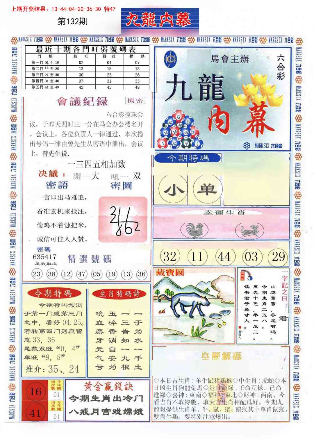 132期(新版)九龙内幕A[图]