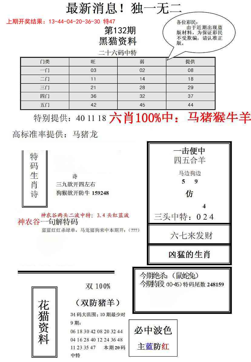 132期独一无二(正)[图]