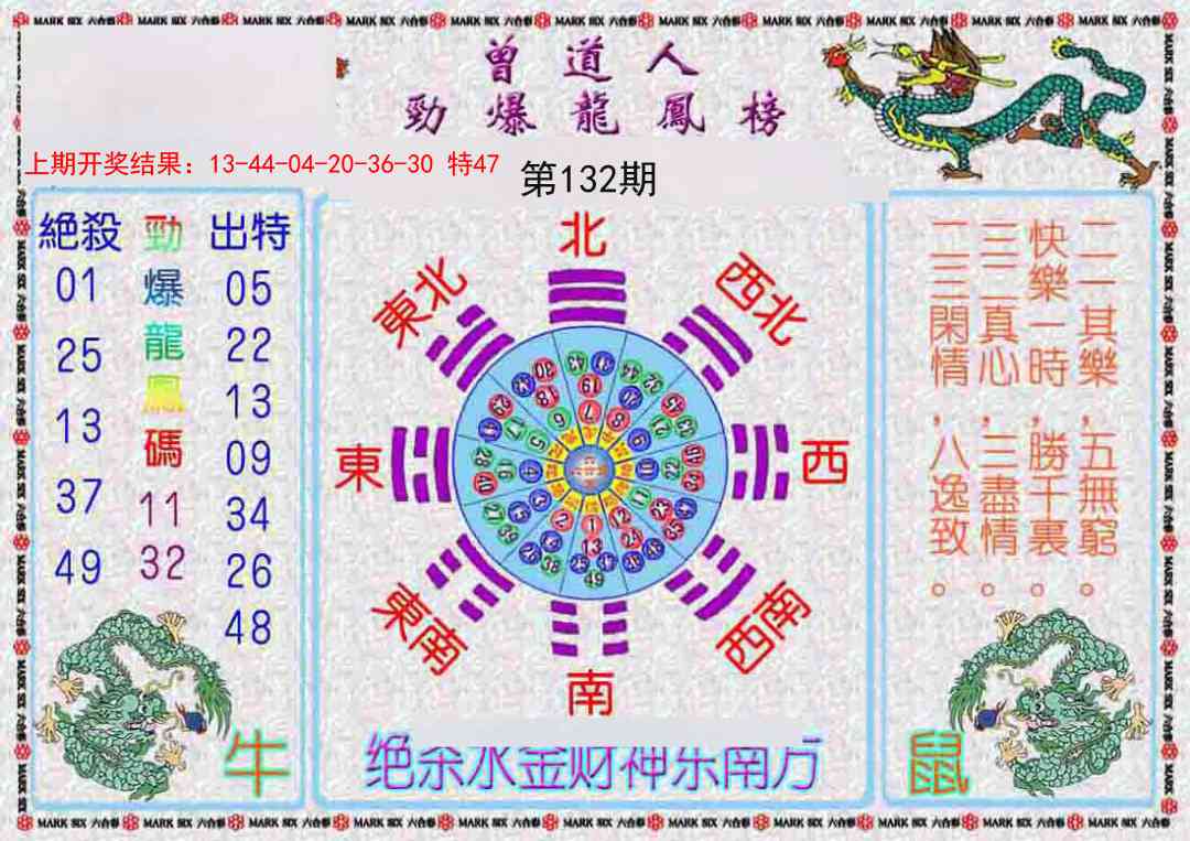 132期曾道人劲爆龙凤榜[图]