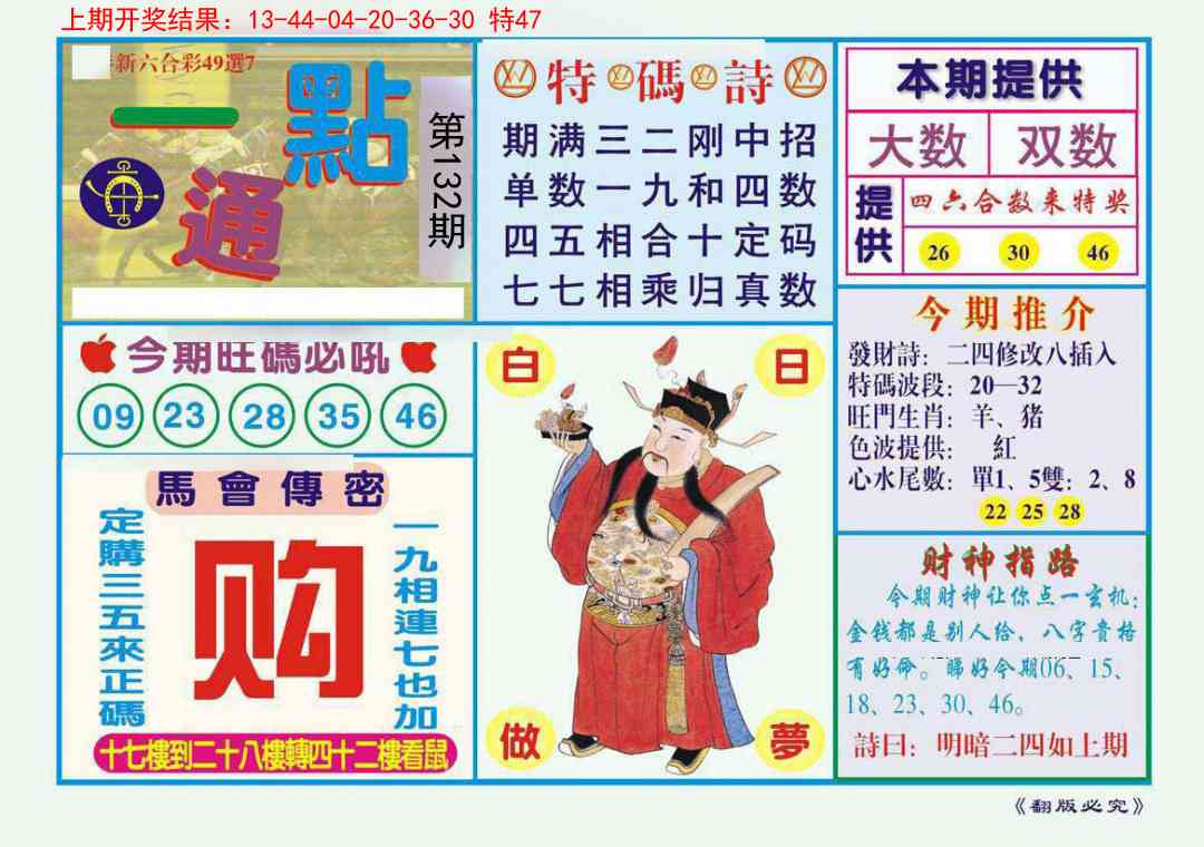 132期一点通[图]