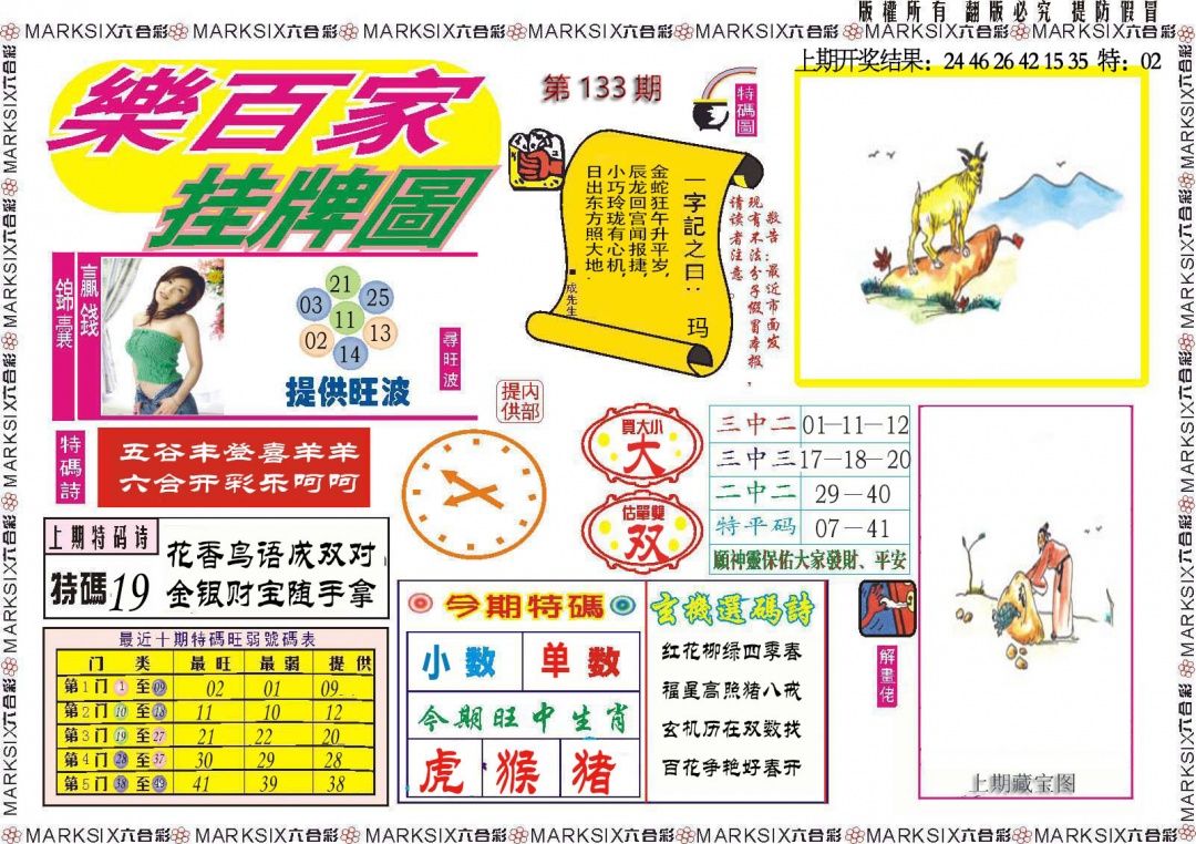 133期乐百家挂牌图[图]