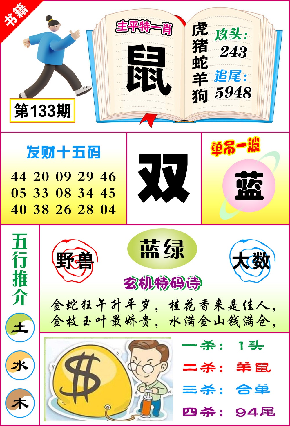 133期澳门钻石十五码[图]