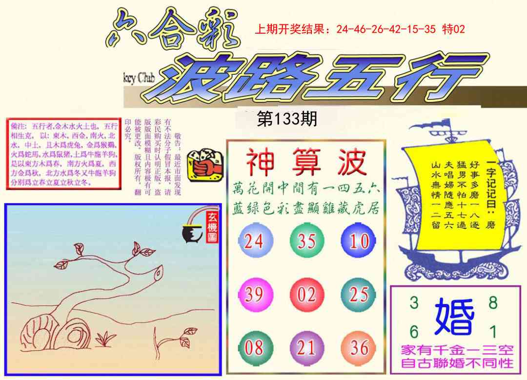 133期波路五行[图]