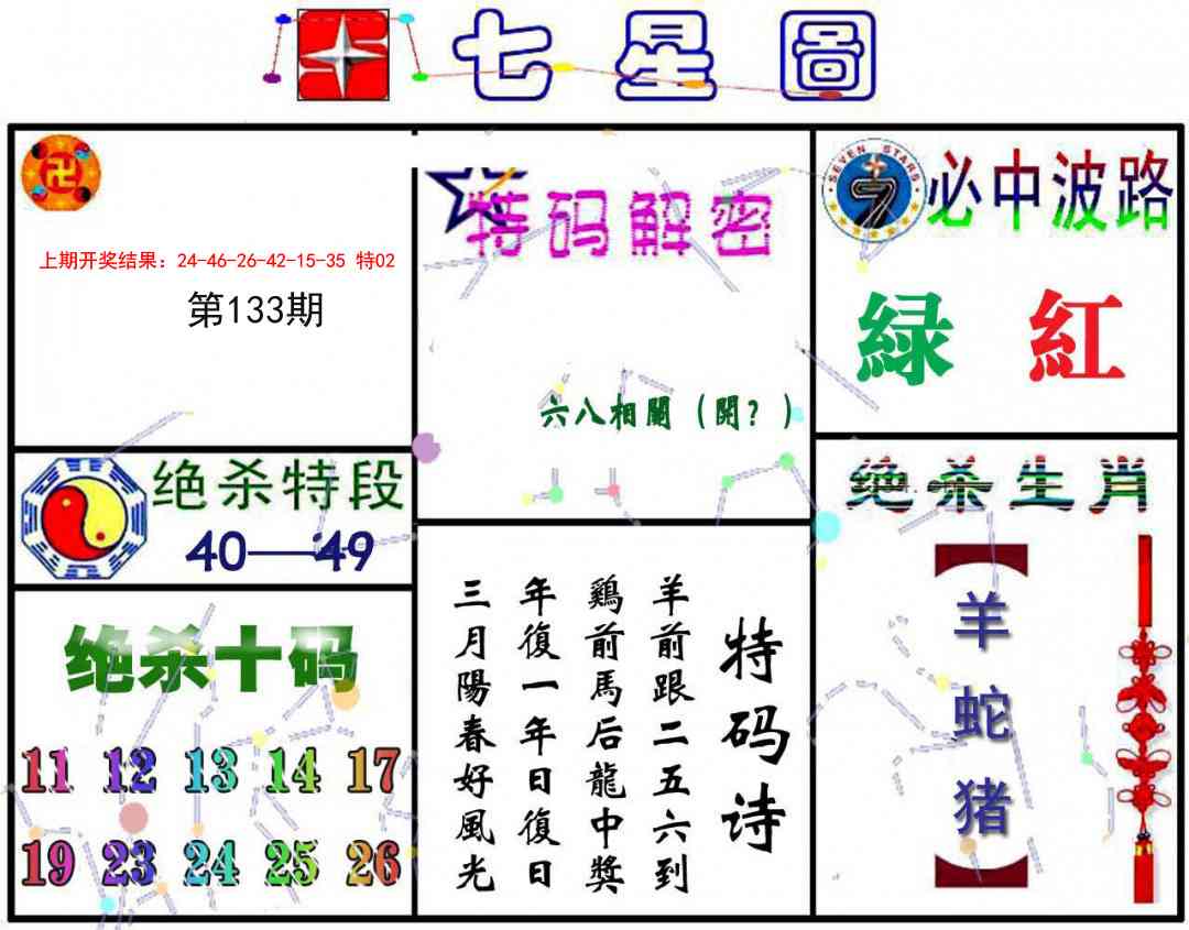 133期七星图A[图]