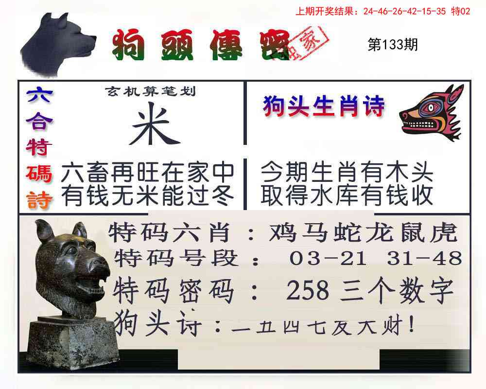 133期狗头传密[图]