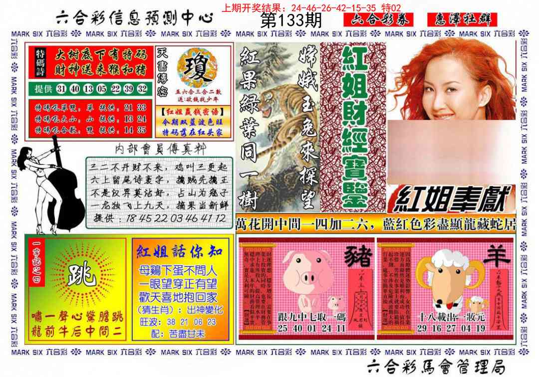 133期红姐财经宝鉴[图]