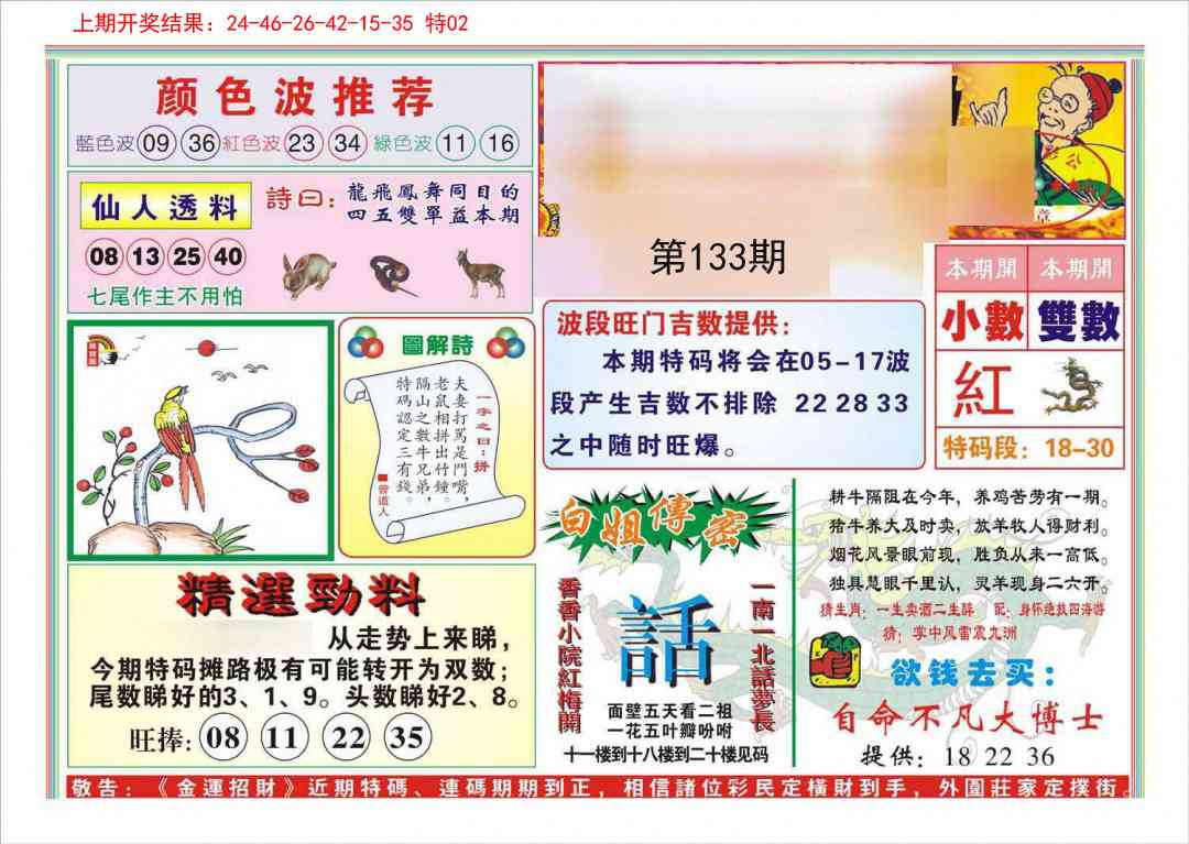 133期金运招财[图]