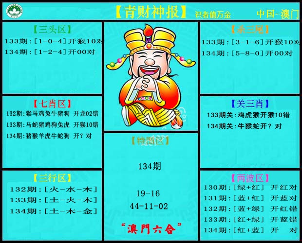 134期青财神[图]