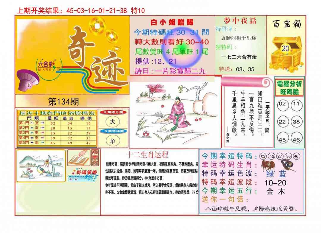 134期九龍奇迹A(推荐)[图]