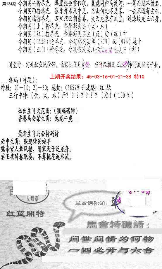 134期蛇报B[图]