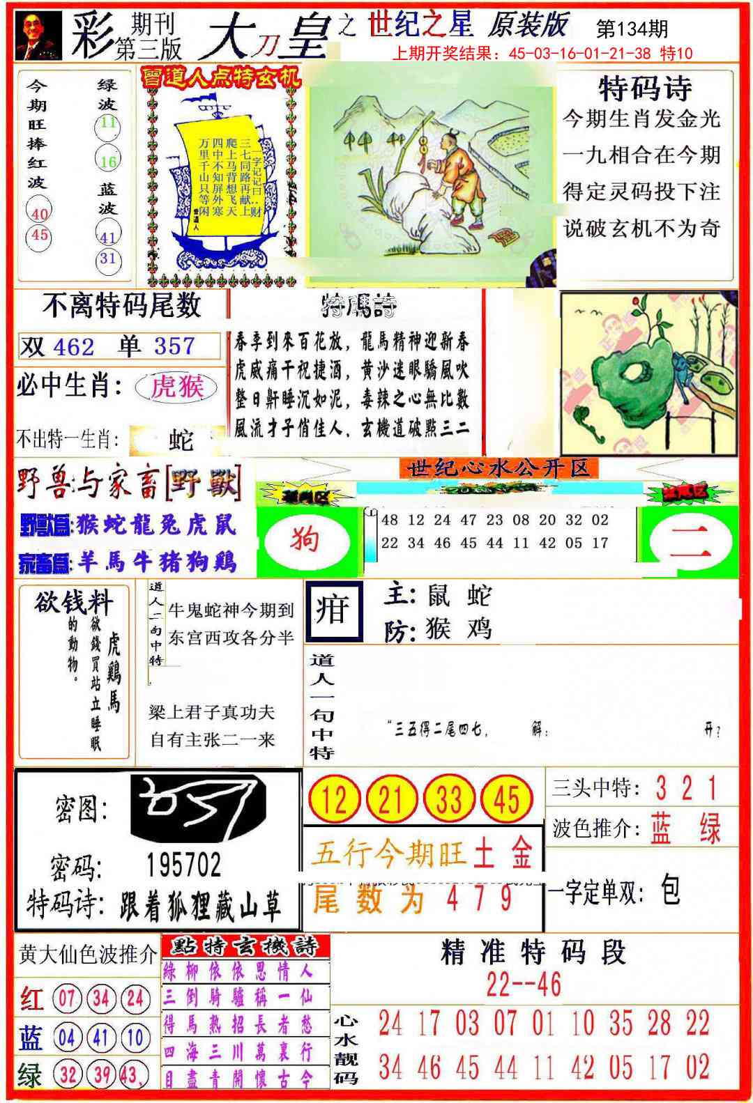 134期大刀皇之(世纪之星)[图]