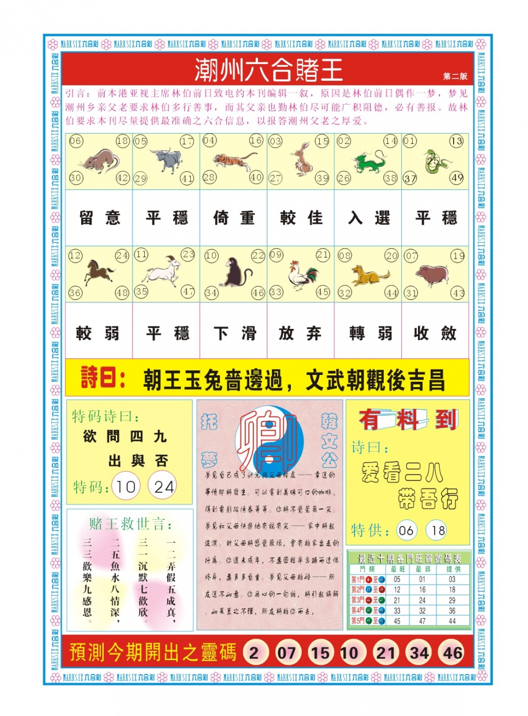 135期潮州六合赌王B[图]