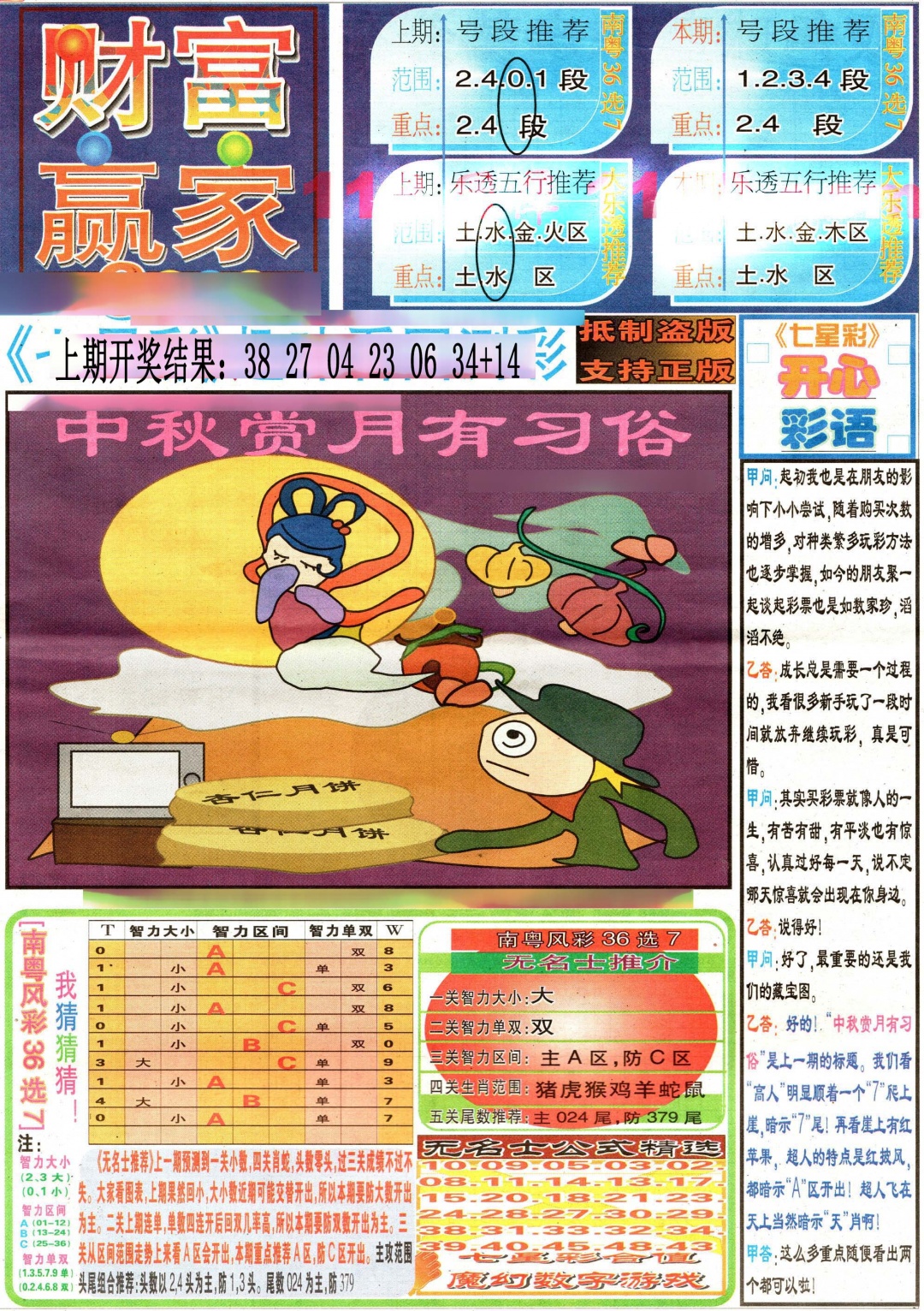 135期七星彩图(高清)[图]