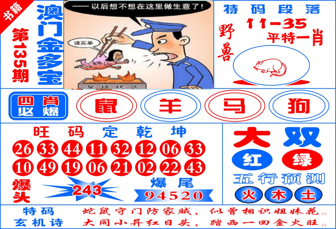 135期澳门金元宝[图]