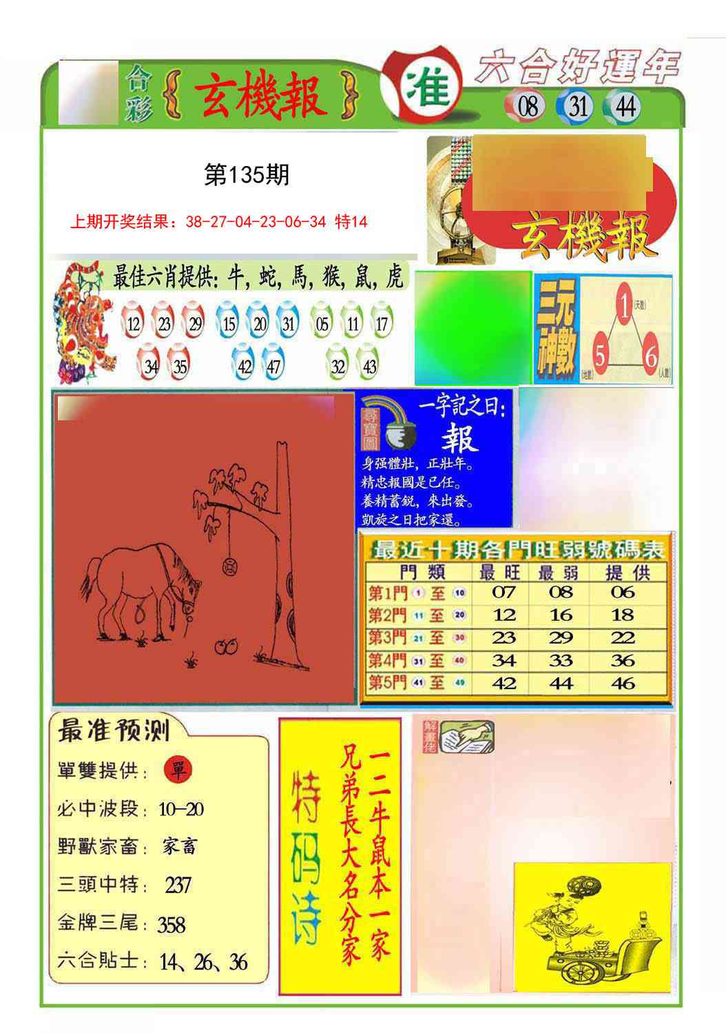 135期九龍玄机报(推荐)[图]