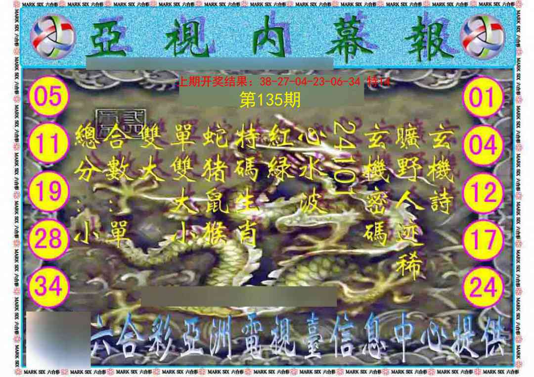 135期亚视内幕报[图]