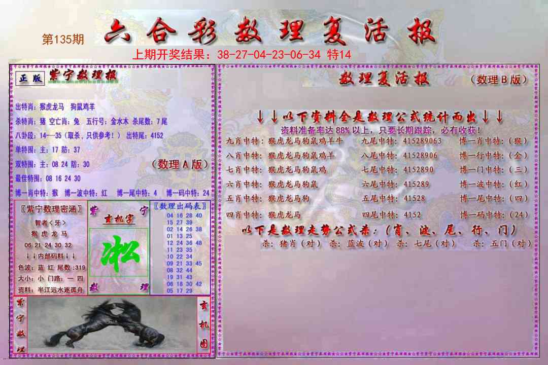 135期数理复活报[图]