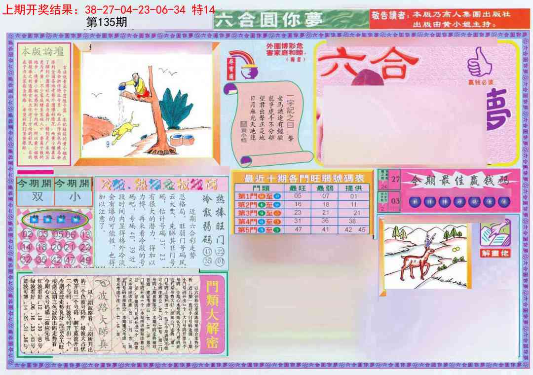 135期(新版)六合圆你梦A[图]