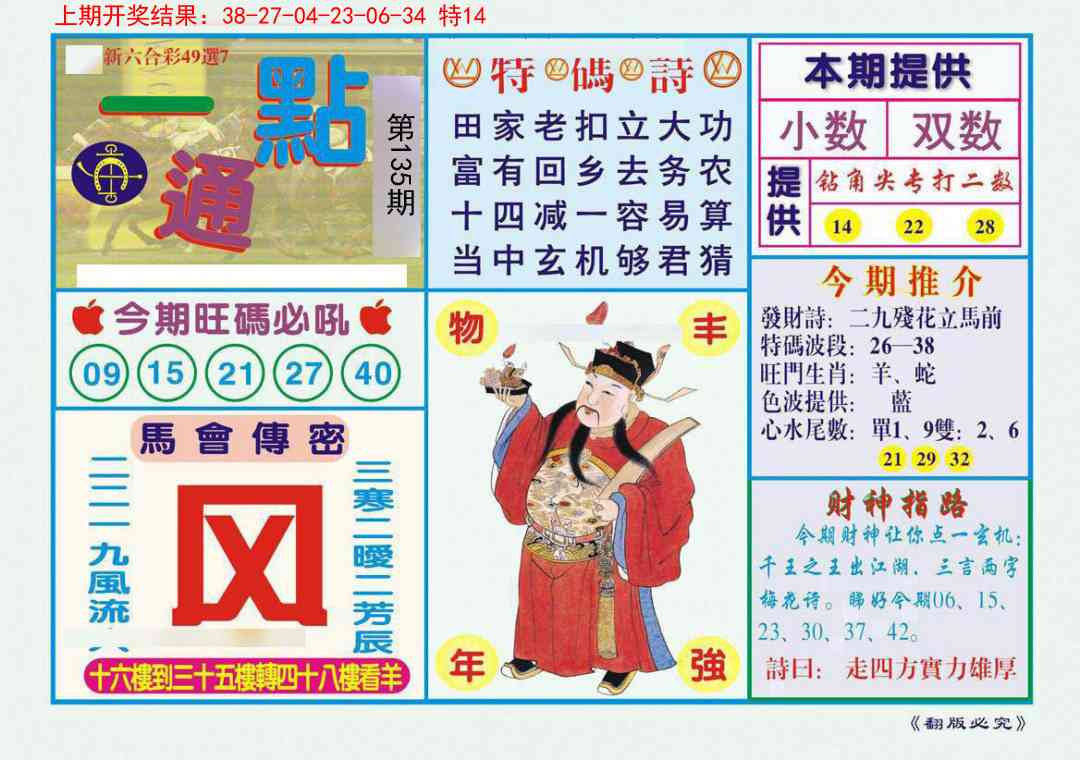 135期一点通[图]