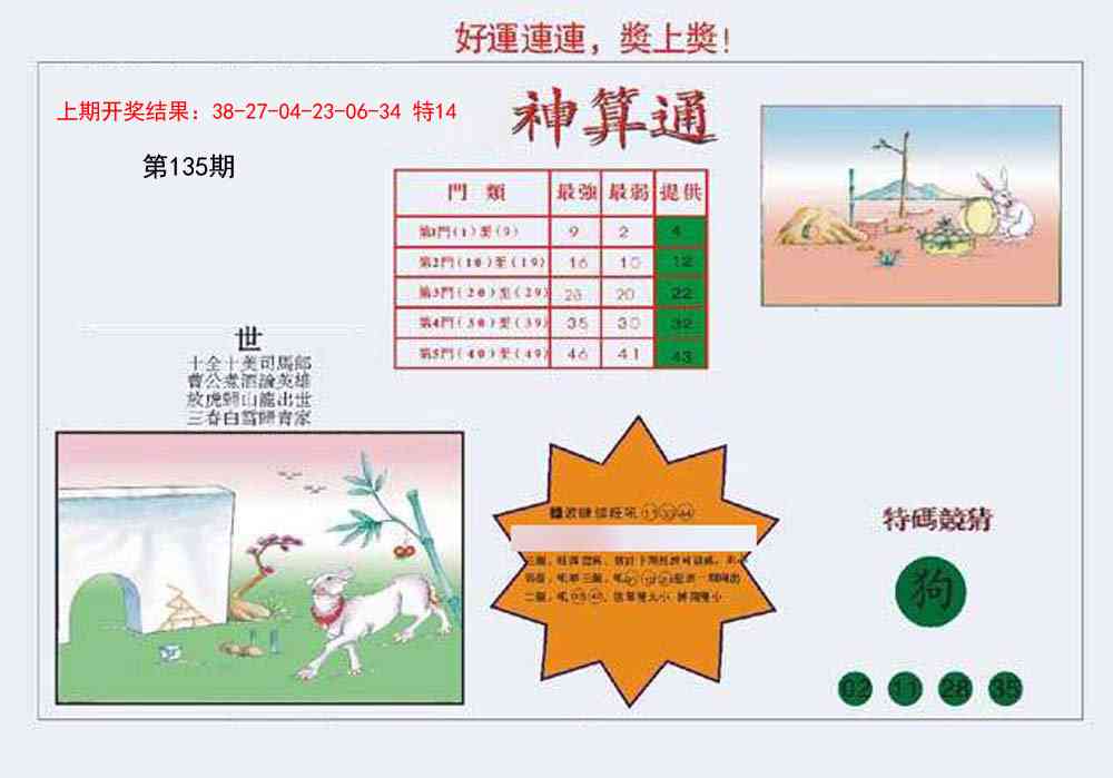 135期4-台湾神算[图]