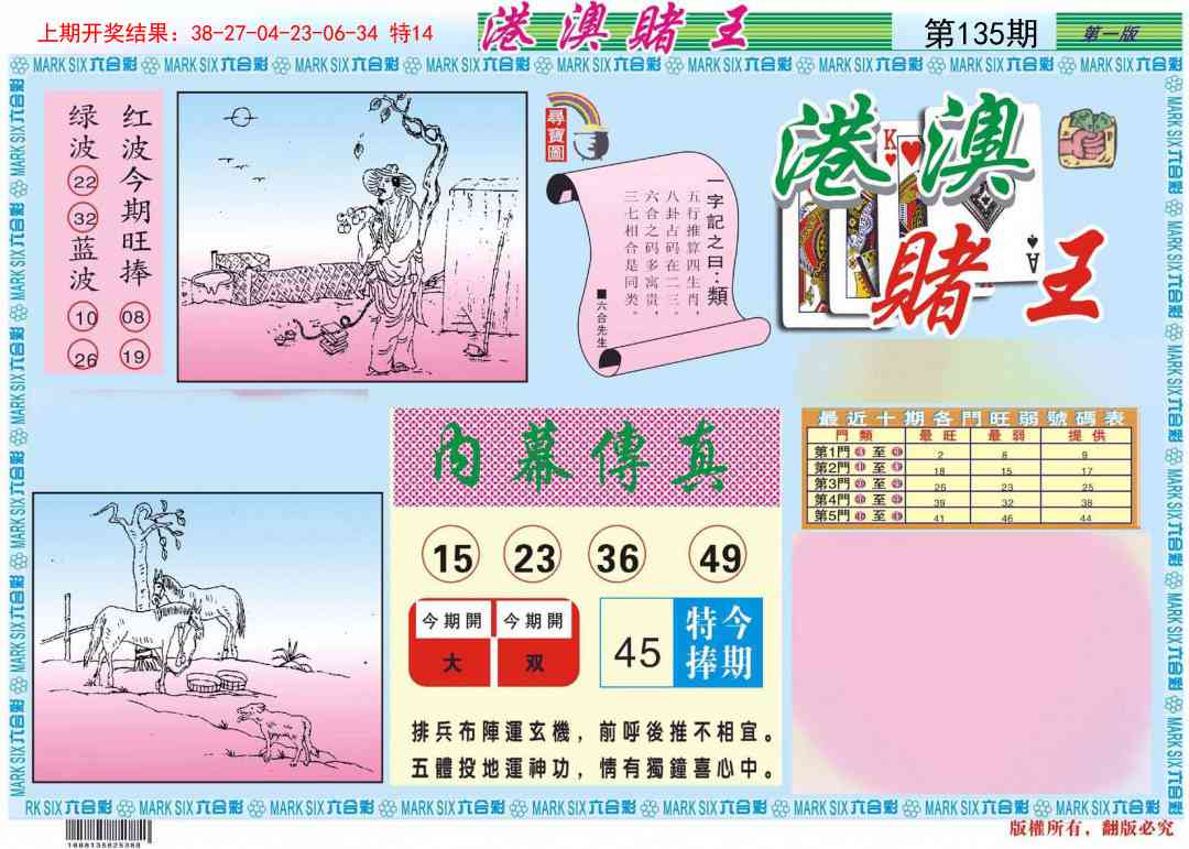 135期港澳赌王A[图]