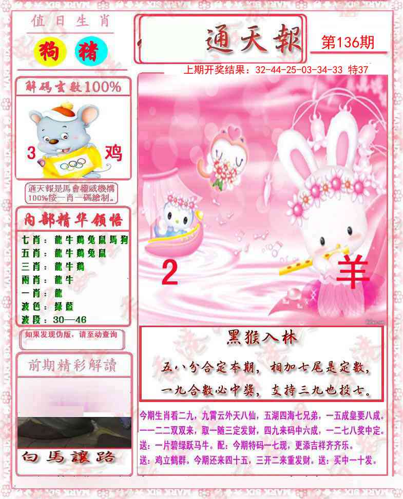 136期马经通天报[图]