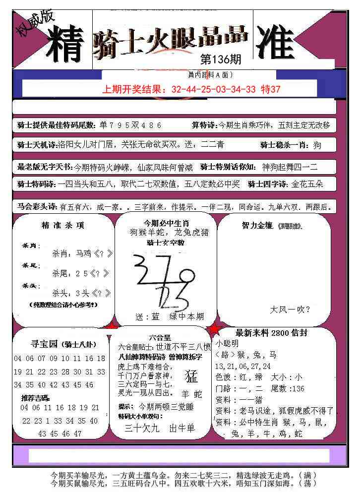 136期骑士火眼晶晶a[图]