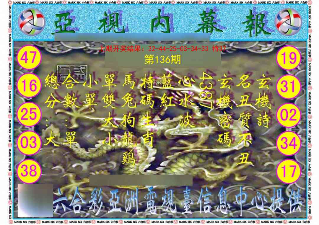 136期亚视内幕报[图]