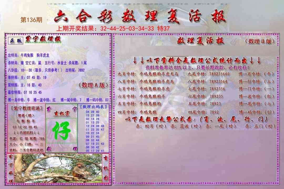 136期数理复活报[图]