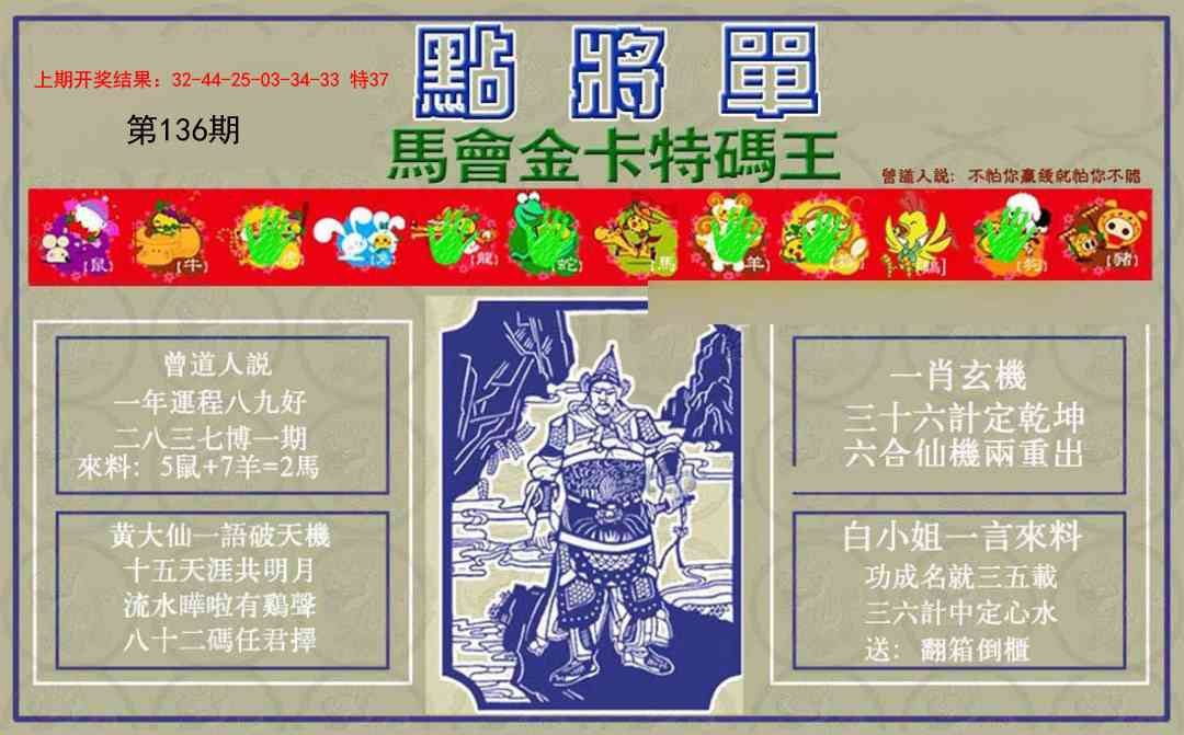 136期点将单[图]