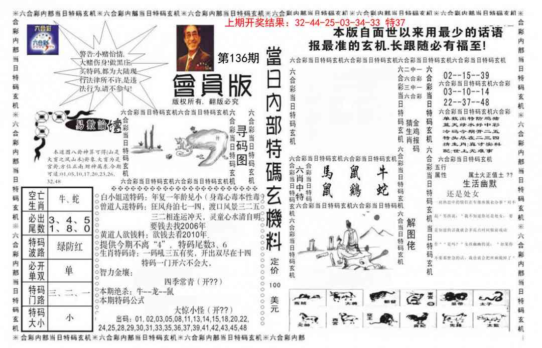 136期当日特码玄机报[图]