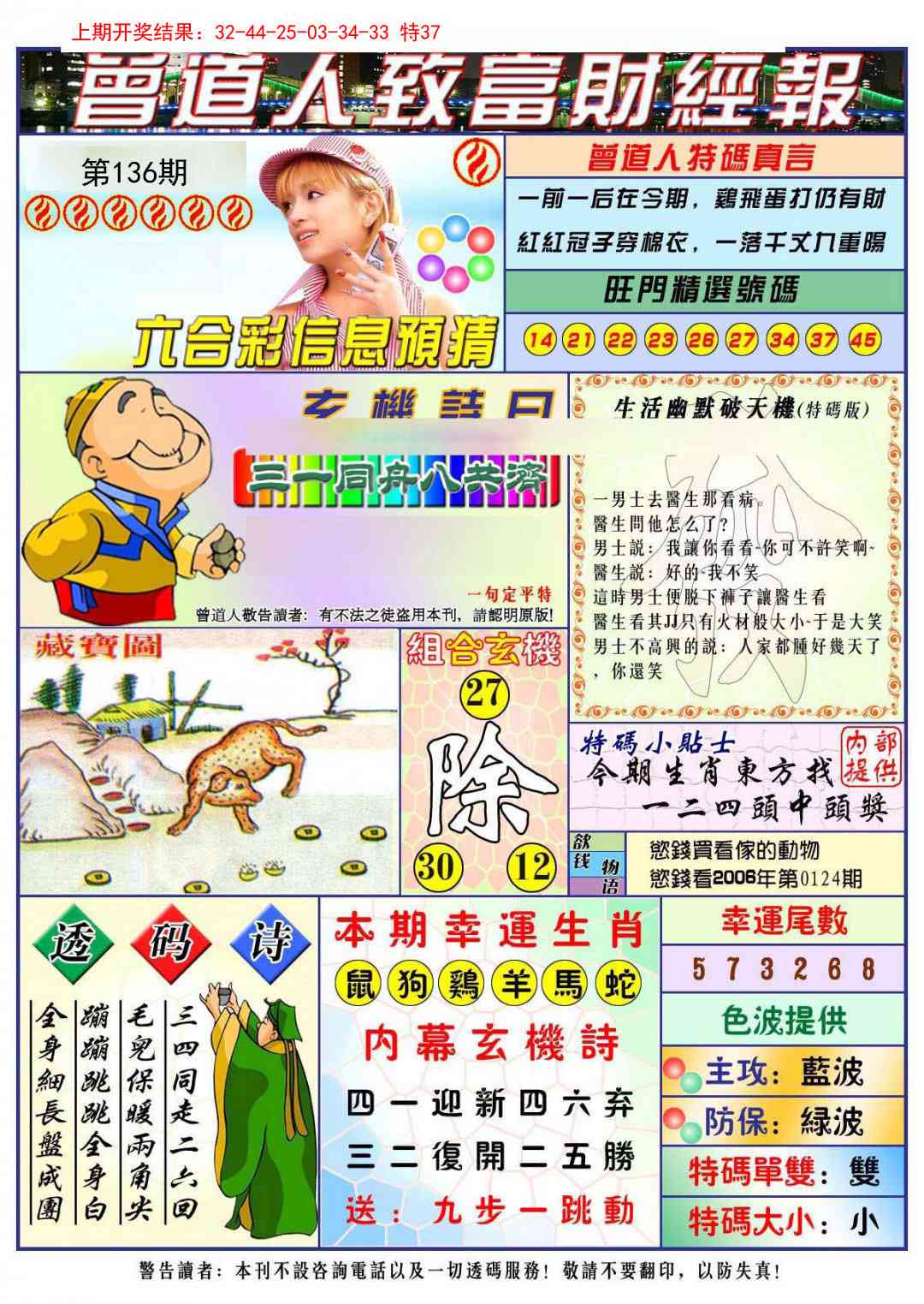 136期曾道人致福财经[图]