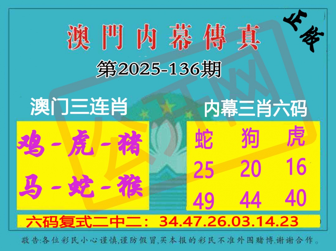 136期内幕传真三肖版[图]