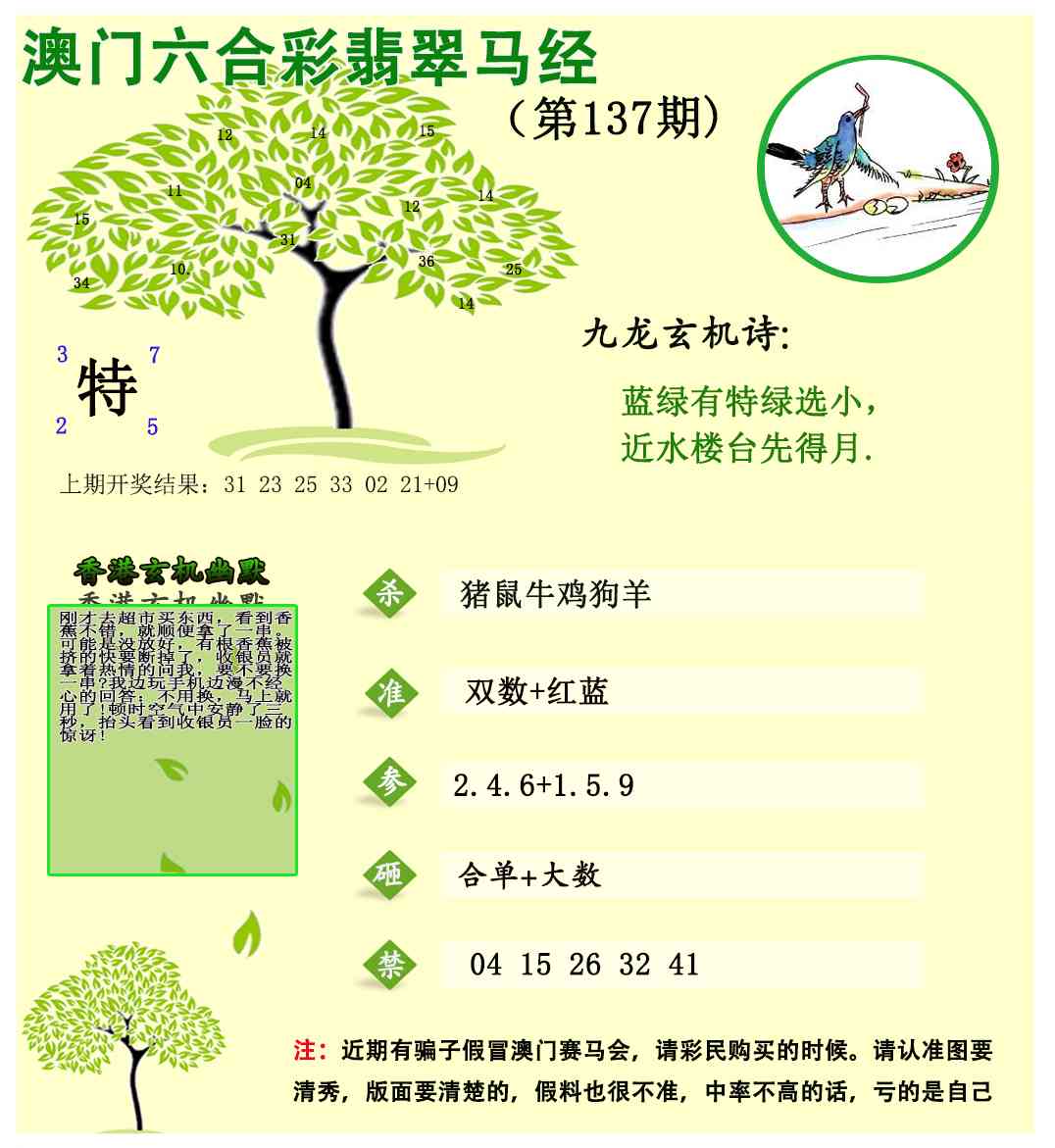 137期翡翠马经[图]