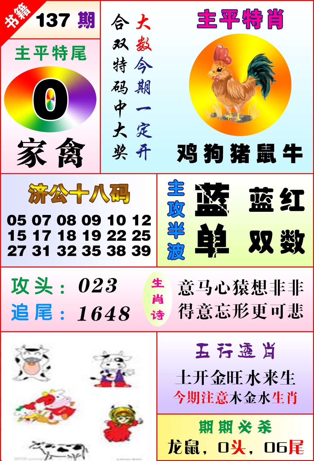 137期澳门狗头铡[图]