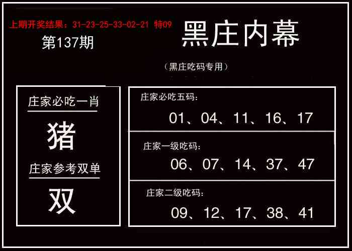 137期黑庄内幕[图]