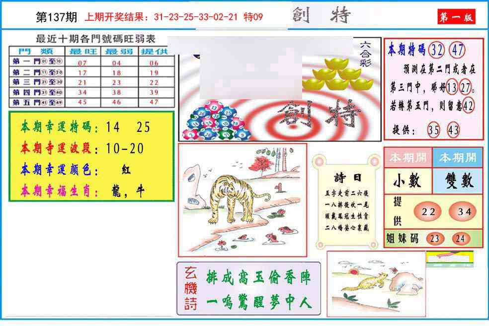 137期九龍创特A(推荐)[图]