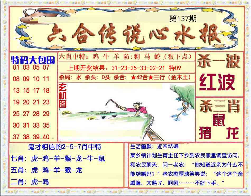 137期六合传说(心水版)[图]