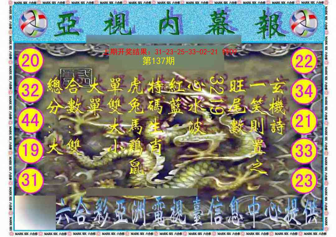 137期亚视内幕报[图]