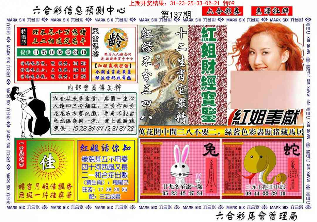 137期红姐财经宝鉴[图]