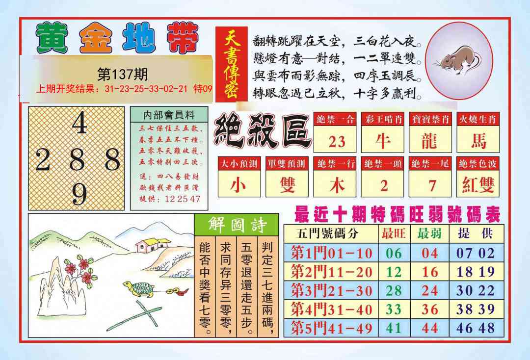 137期黄金地带[图]