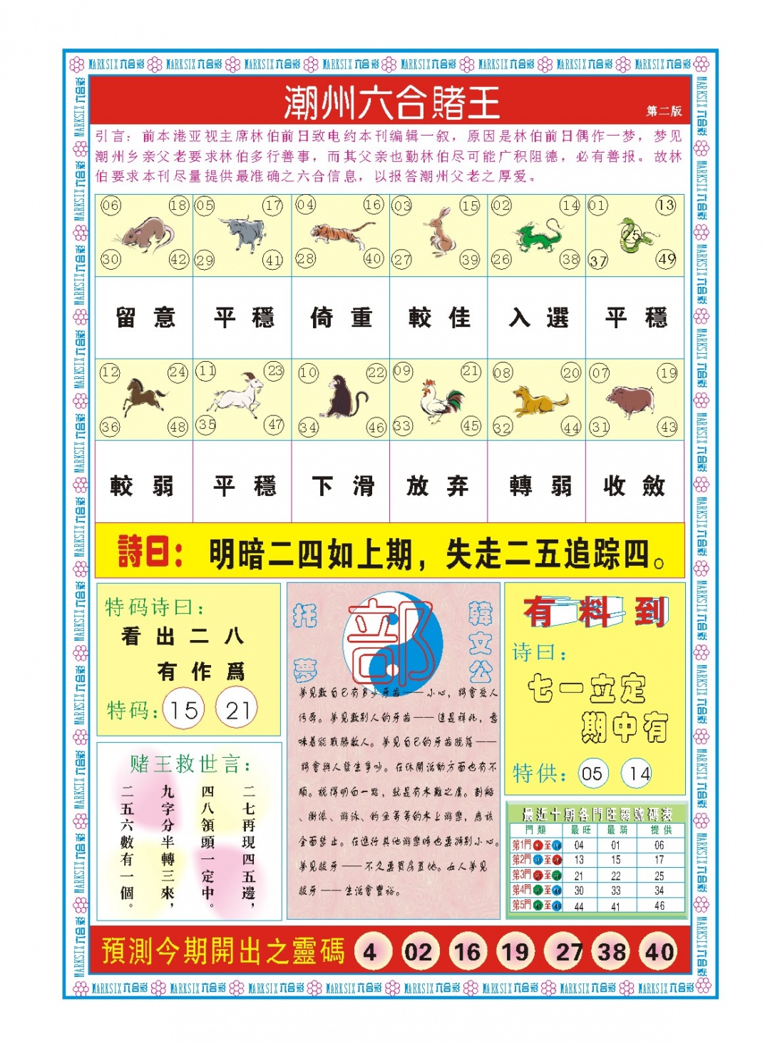 138期潮州六合赌王B[图]