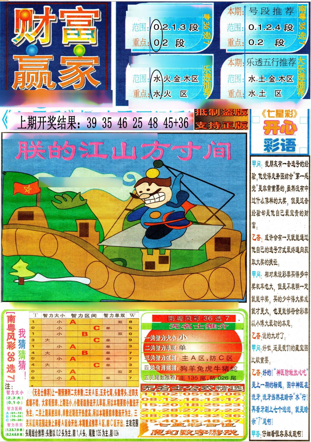 138期七星彩图(高清)[图]