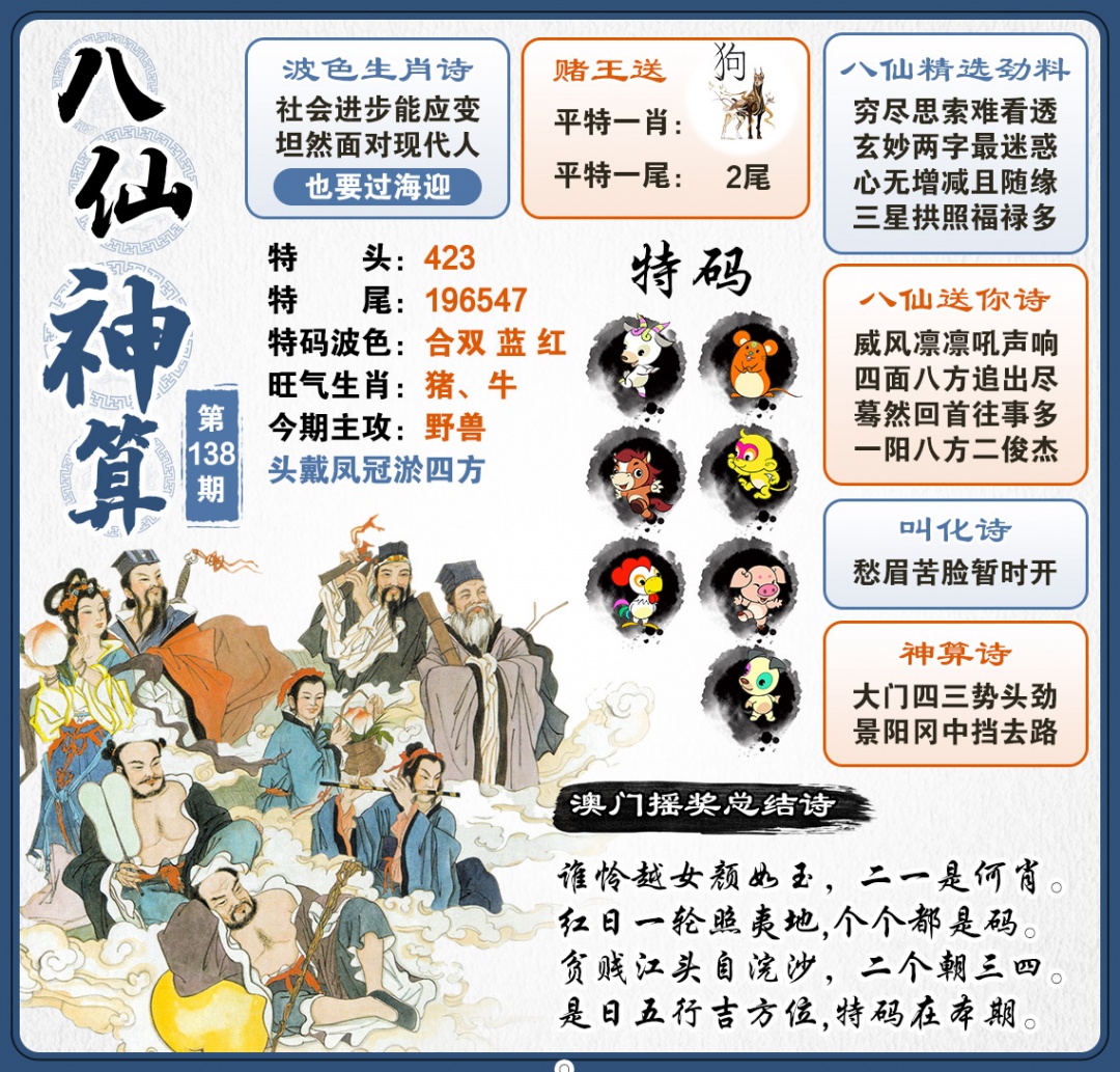 138期八仙神算[图]
