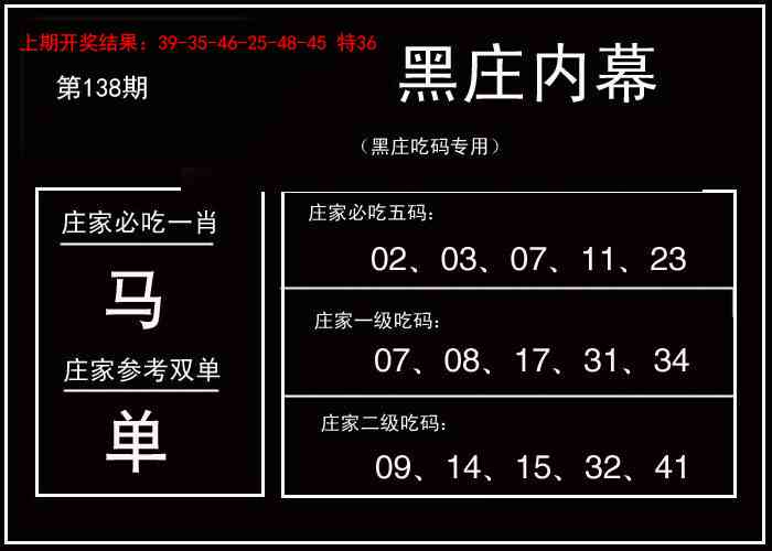 138期黑庄内幕[图]