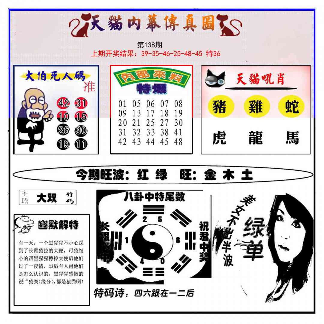 138期内幕传真图[图]