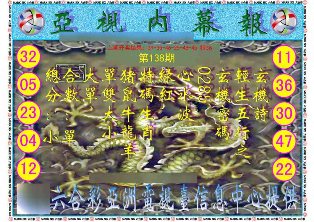 138期亚视内幕报[图]