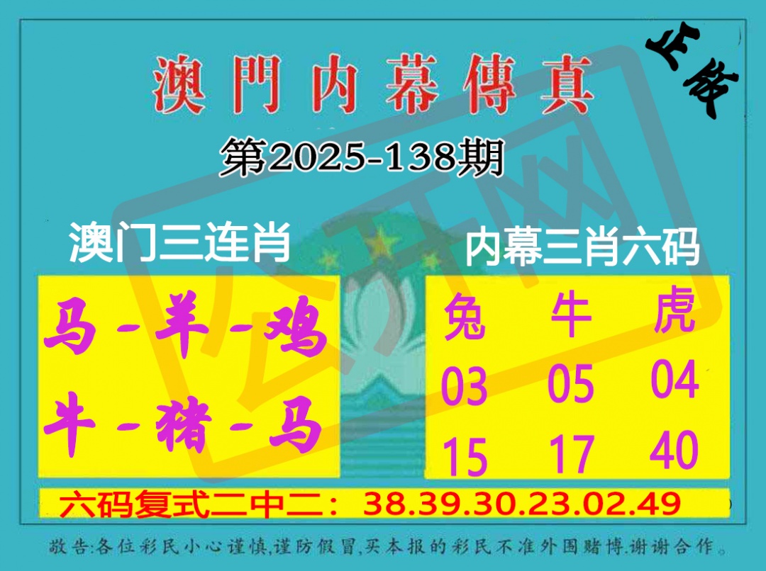 138期内幕传真三肖版[图]