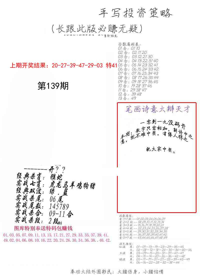 139期手写投资策略[图]