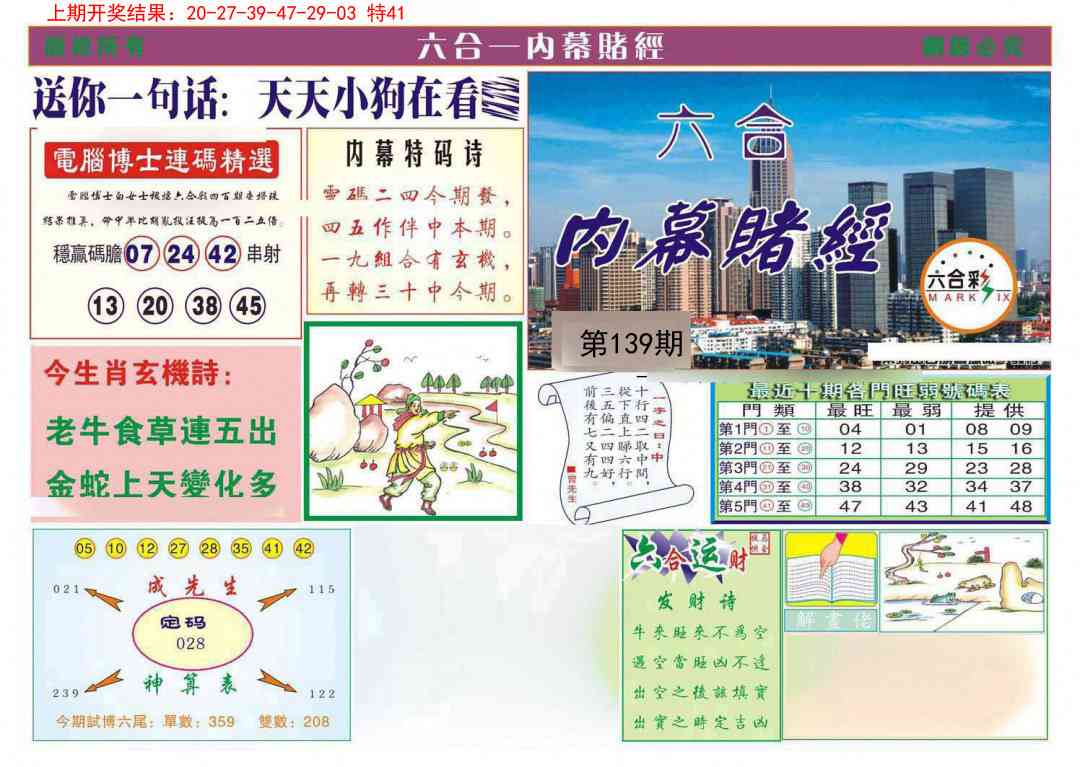 139期内幕赌经[图]